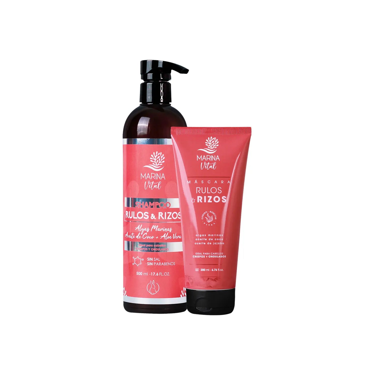 Pack Rulos & Rizos Definición y Suavidad – Shampoo 500 ml + Máscara 200 ml
