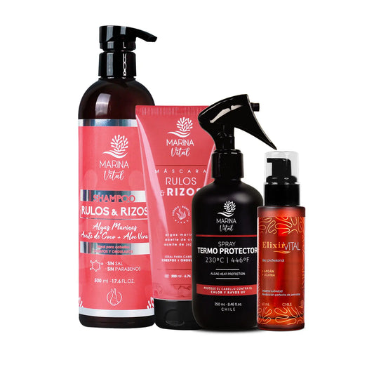 Pack Rulos & Rizos Definición Completa – 4 Pasos